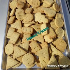 A picture of Melt in d mouth cookies.