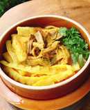 Bún măng tươi nấu nghệ