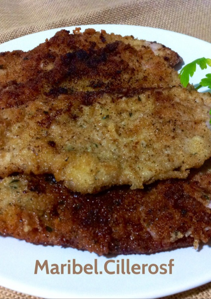 Una foto de Escalopes de ternera adobados
