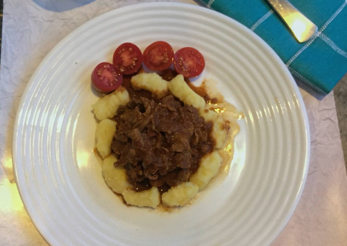 Gnocchi Saus Rendang