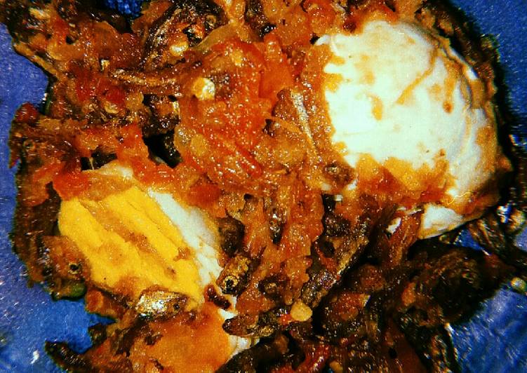 Resep Sambal Teri Telur Asin Anti Gagal