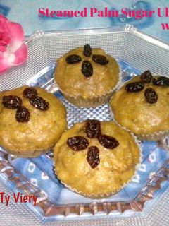 Foto resep Muffin Ubi Kukus Gula Merah Kismis