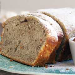 Una foto de Budín de banana sin huevo