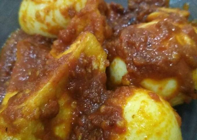 Resep: Bali tahu telor #BikinRamadanBerkesan Sederhana Dan Enak