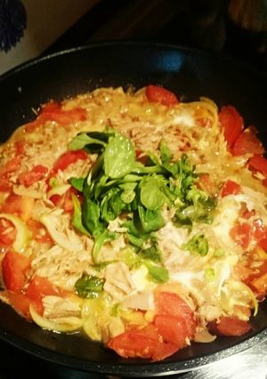 A picture of Tuna and Scrambled Egg Stir Fry.
