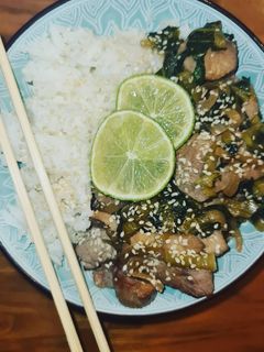 Schweinefilet mit Pak Choi 🥬 Rezepthauptbild