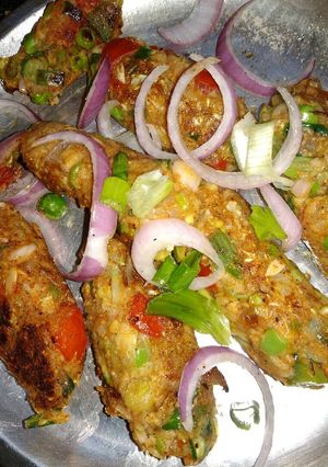 A picture of Veg seek kebab.