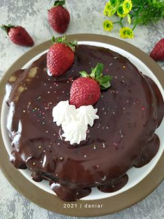 Foto resep Super Moist Steamed Chocolate Cake (Bolu coklat kukus no mixer)