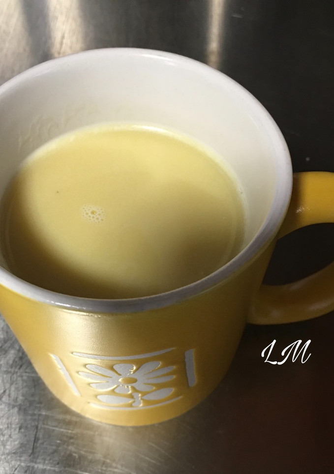 Una foto de Chocolate blanco a la taza