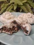 Pancitos vegetarianos chinos al vapor! Bao/baozi