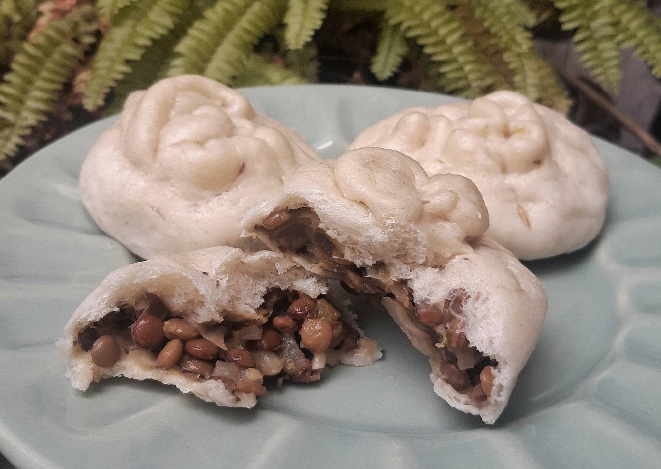 Pancitos vegetarianos chinos al vapor! Bao/baozi