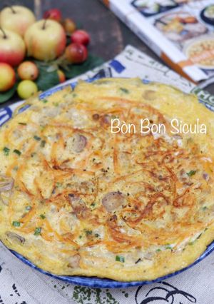 Hình của món Trứng Chiên Cà Rốt.