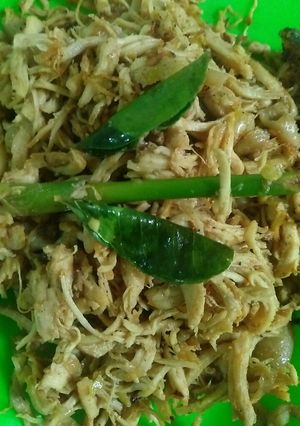 Foto resep Ayam Suwir Bumbu Kuning