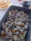Coquinas al ajillo