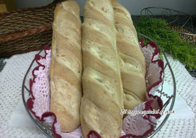 Pan De Baguet Receta De Ana- Cookpad