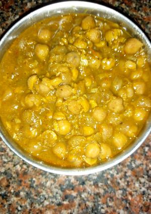 A picture of Masala chole.