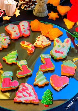 A picture of Christmas Cookies.
