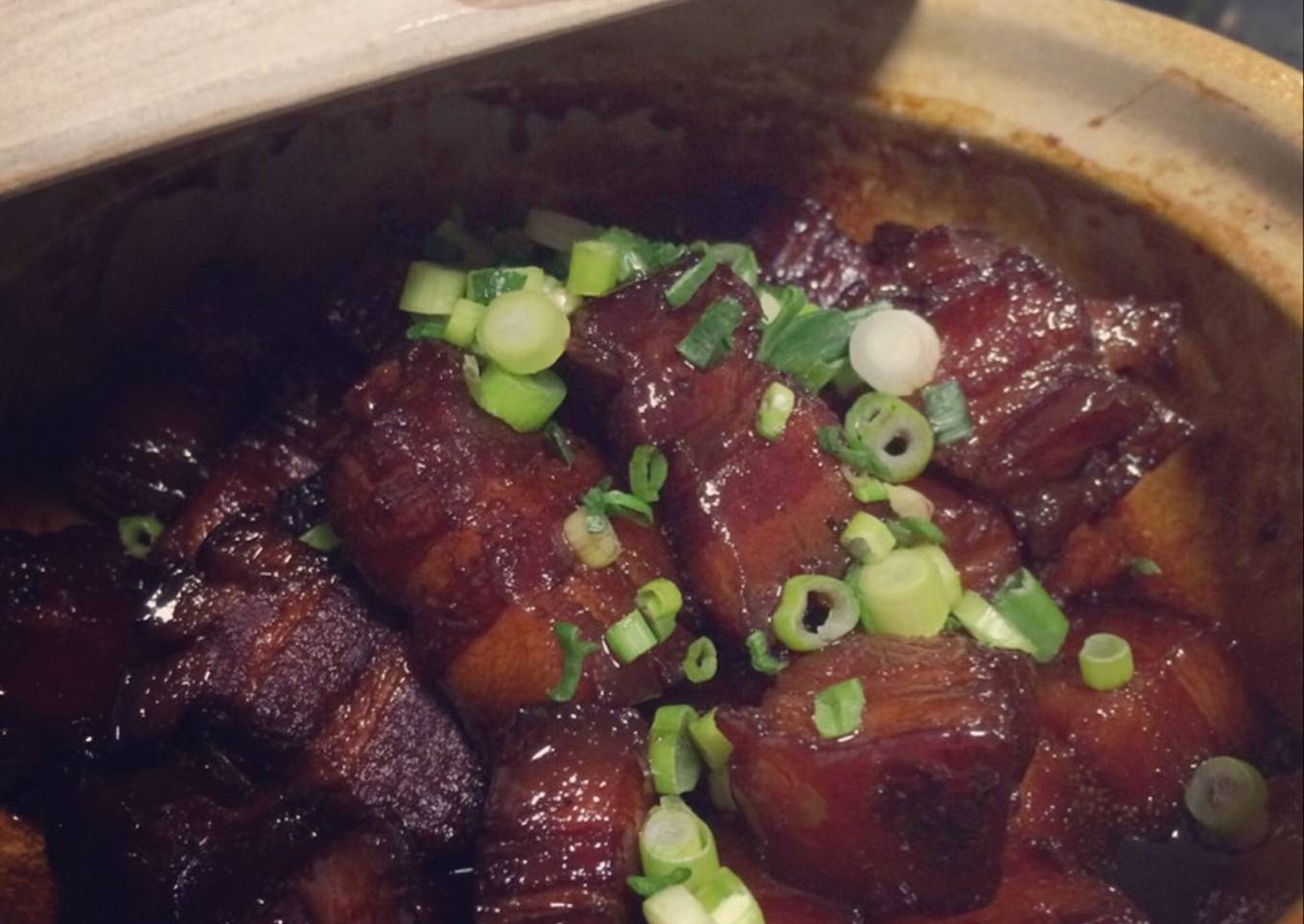 Claypot Babi Saus Karamel Kecap | Braised Pork Belly |