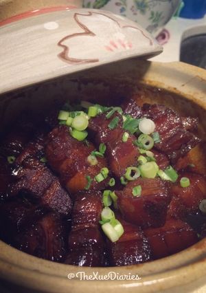 Foto resep Claypot Babi Saus Karamel Kecap | Braised Pork Belly |