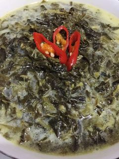 Foto resep Bobor daun singkong (sayur daun singkong)