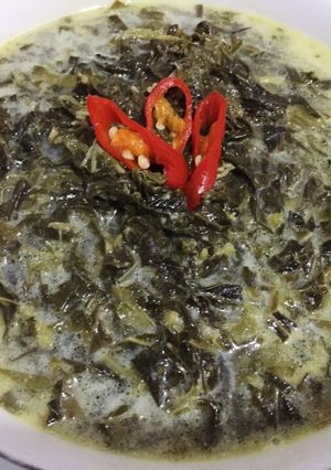 Foto resep Bobor daun singkong (sayur daun singkong)