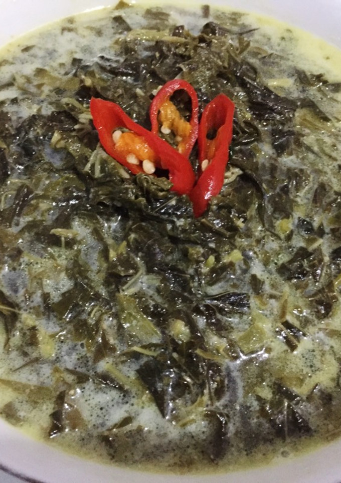 Foto resep Bobor daun singkong (sayur daun singkong)
