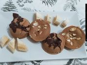 Una foto de brownies fáciles al microondas