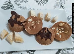 Foto principal de Brownies proteicos al microondas fáciles, rápidos y esponjosos