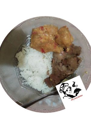 Foto resep Gudeg Jogja dan Sambal krecek