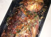 A picture of roasted cat fish