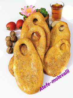 عکسی از دستور کعک عصرونیه (نان عربی)