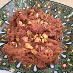 A picture of Dates Halwa.