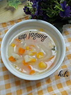 Foto resep Sup jagung