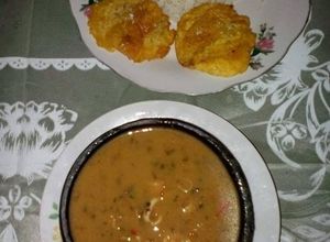 Una foto de Cazuela de mariscos
