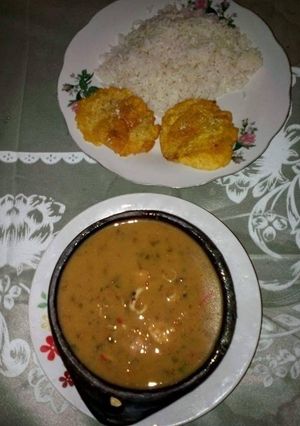 Una foto de Cazuela de mariscos