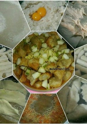 Foto resep Pempek Dos tanpa ikan versi Abang gerobak