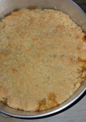 Una foto de Apple crumble