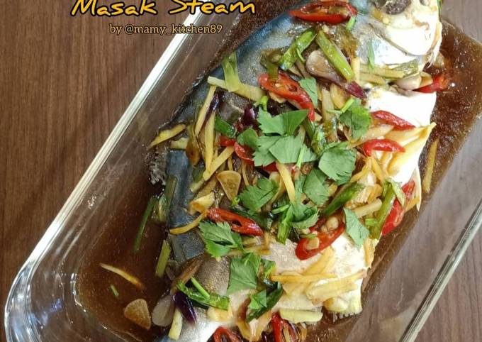 Resipi 🐟Bawal Emas Masak Steam/ikan bawal stim Sangat Sedap dan Tak