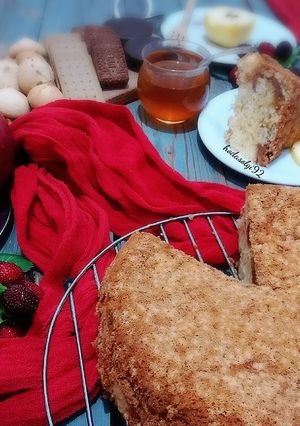 عکسی از دستور کیک پای سیب