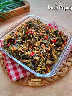 Foto resep Oseng Daun Pepaya Teri Medan