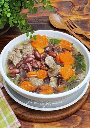 Foto resep Sup Brenebon/Kacang Merah daging sapi