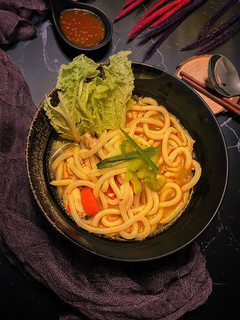 A picture of Udon Suki soup.