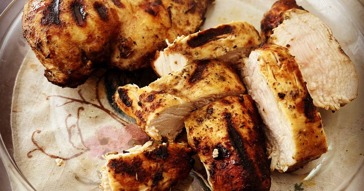 Grilled Chicken Breast Recipe by Minda Cookpad