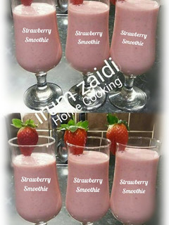 A picture of 🍹🍓🍓Strawberry smoothie 🍓🍓🍹.
