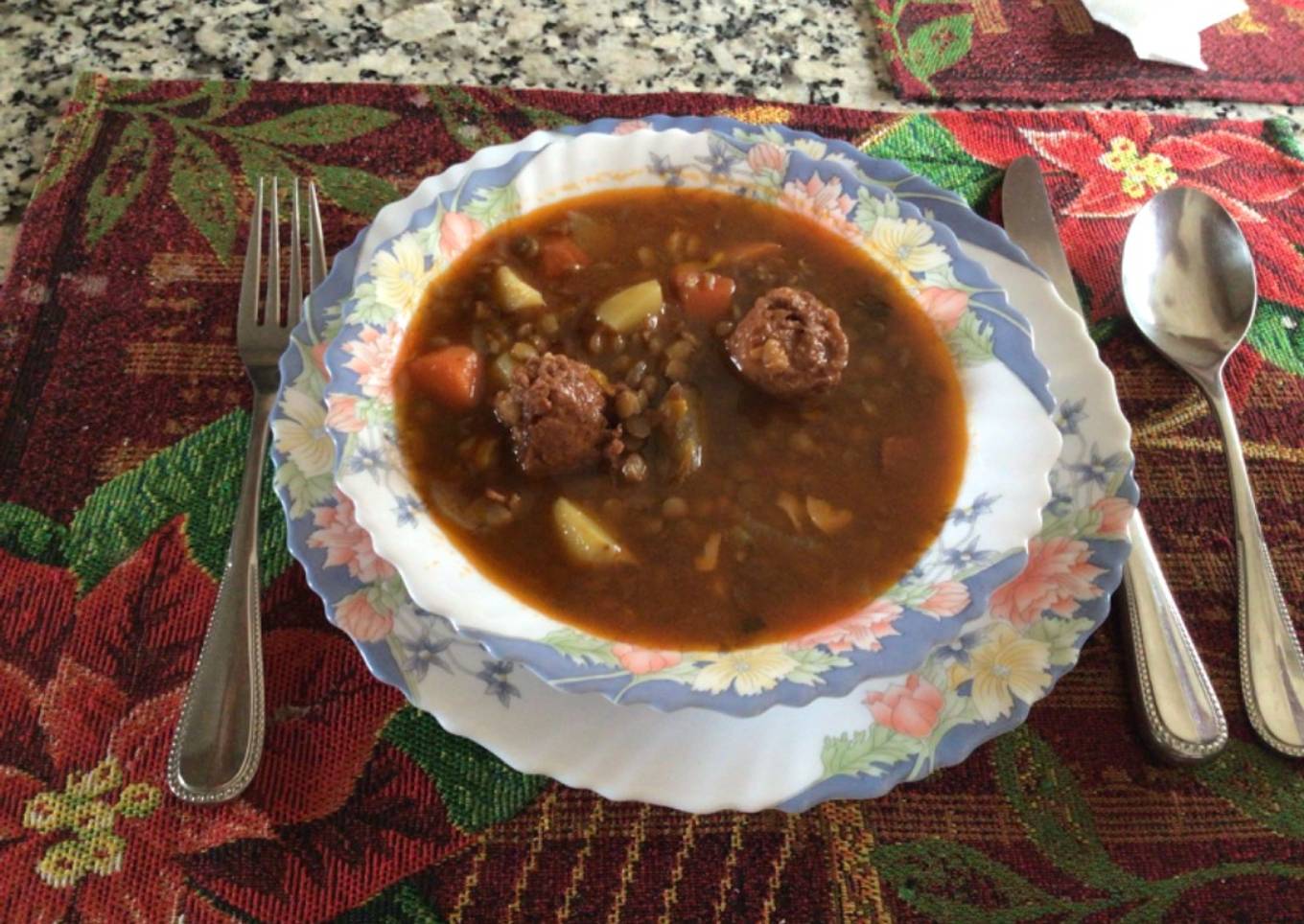 Lentejas con chorizo