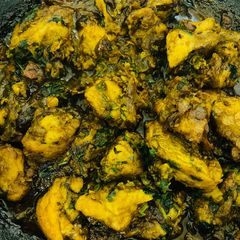 Fresh Methi Chicken (Murgh Curry) A picture of Fresh Methi Chicken (Murgh Curry).