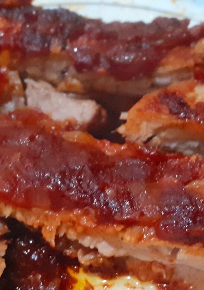 Una foto de Ribs de cerdo a la barbacoa