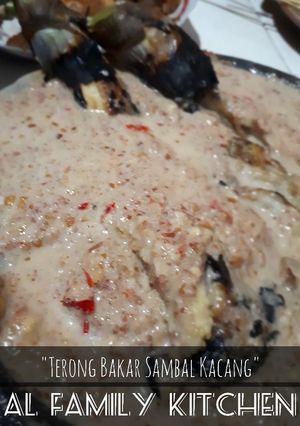 Foto resep Terong Bakar Sambal Kacang