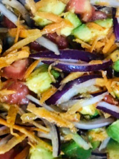 A picture of Avocado salad.