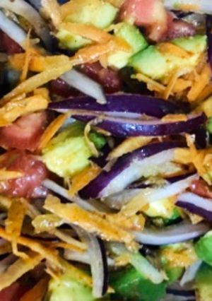A picture of Avocado salad.
